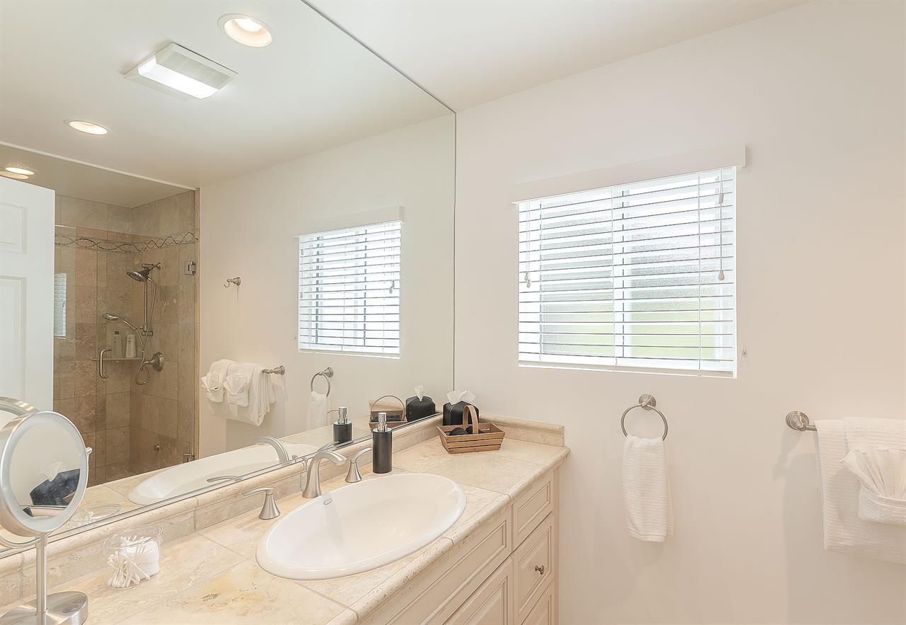 Bedroom 1  Queen Bed, En Suite with Steam Shower