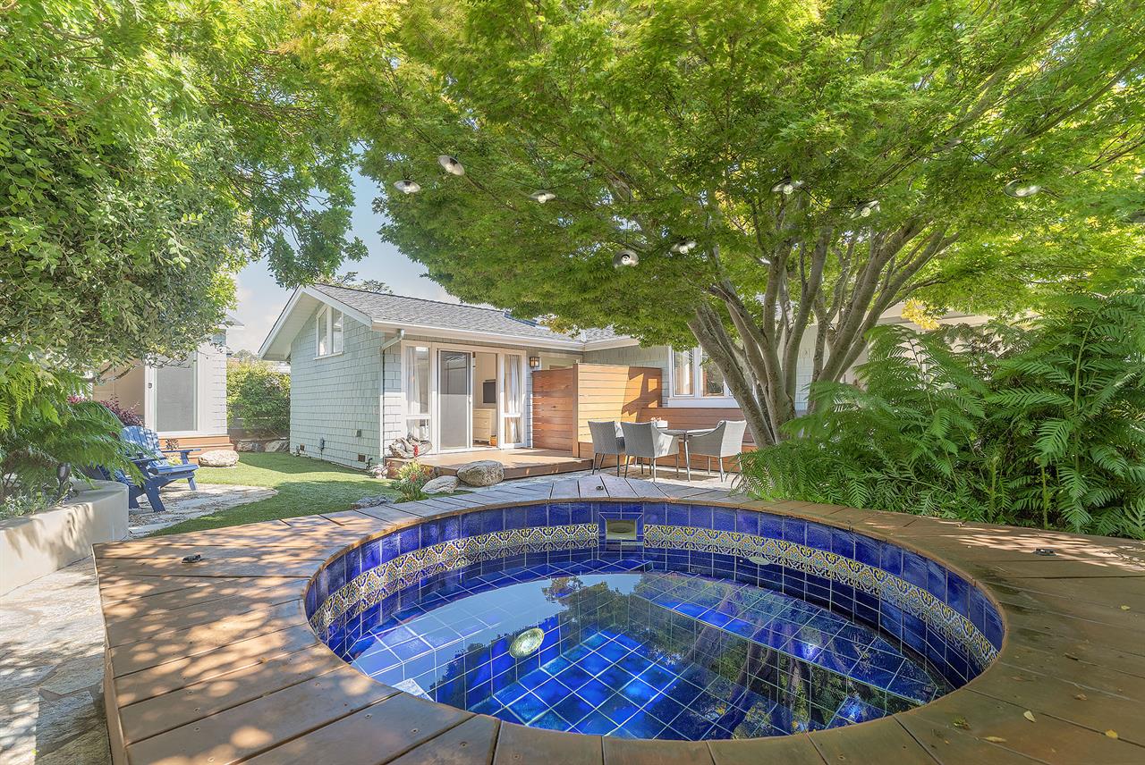 Wonderful Outdoor Living Spaces  Plus a Hot Tub