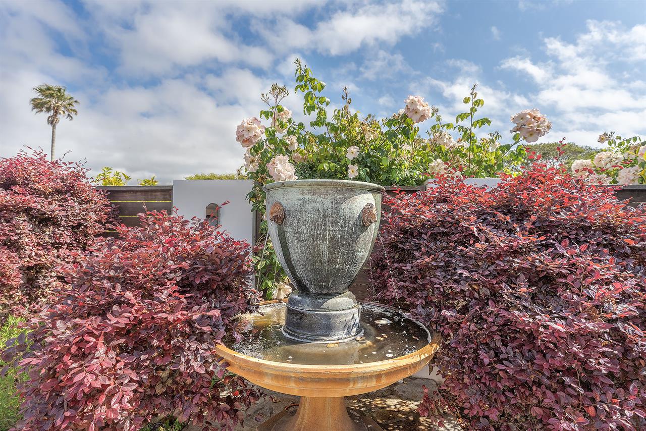 Lovely Gardens with Water Fountain