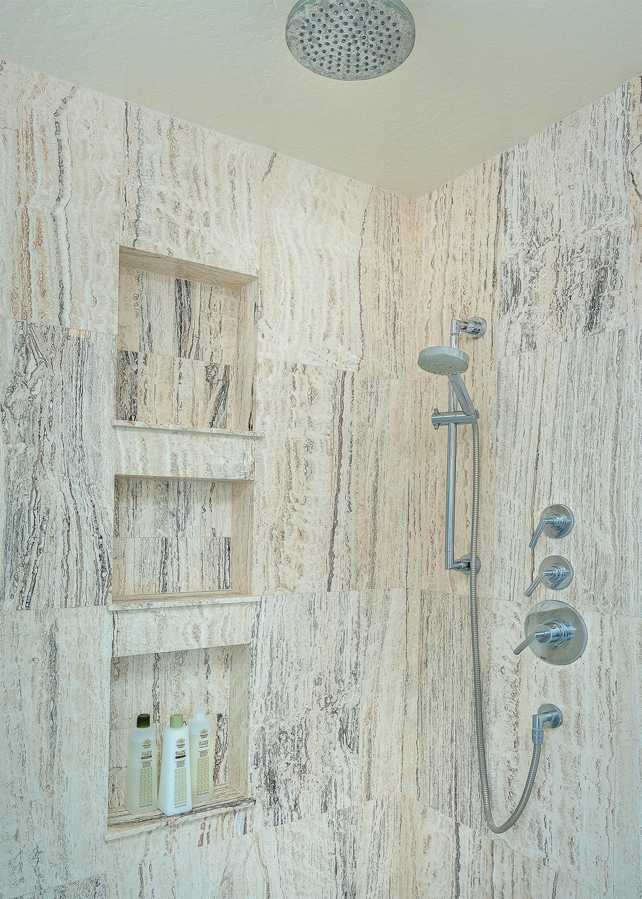 Decadent En Suite Bath, Shower, Separate Tub, Dual Vanity