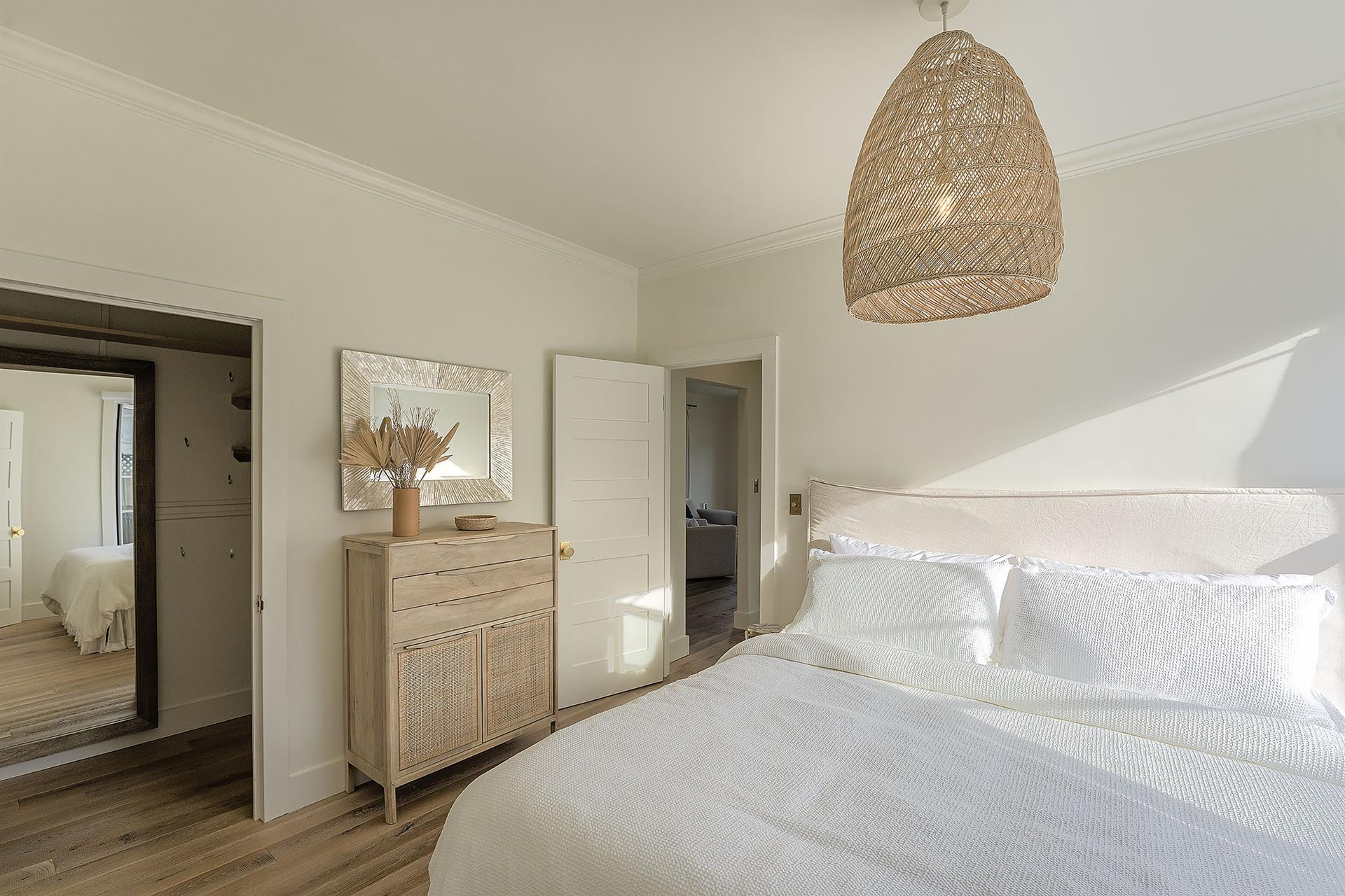 Bedroom 1  King Bed and En Suite Bathroom