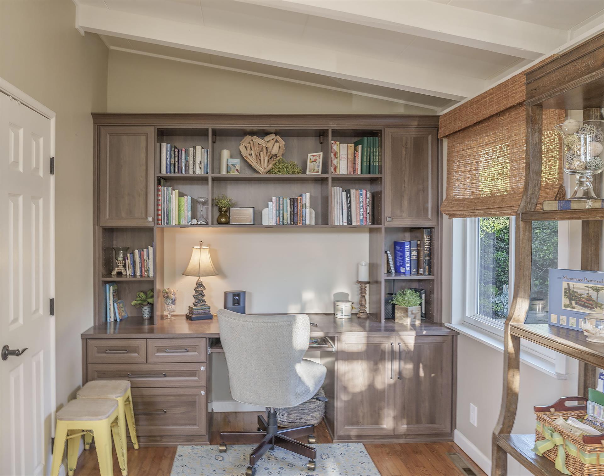 Office Nook in Living Room