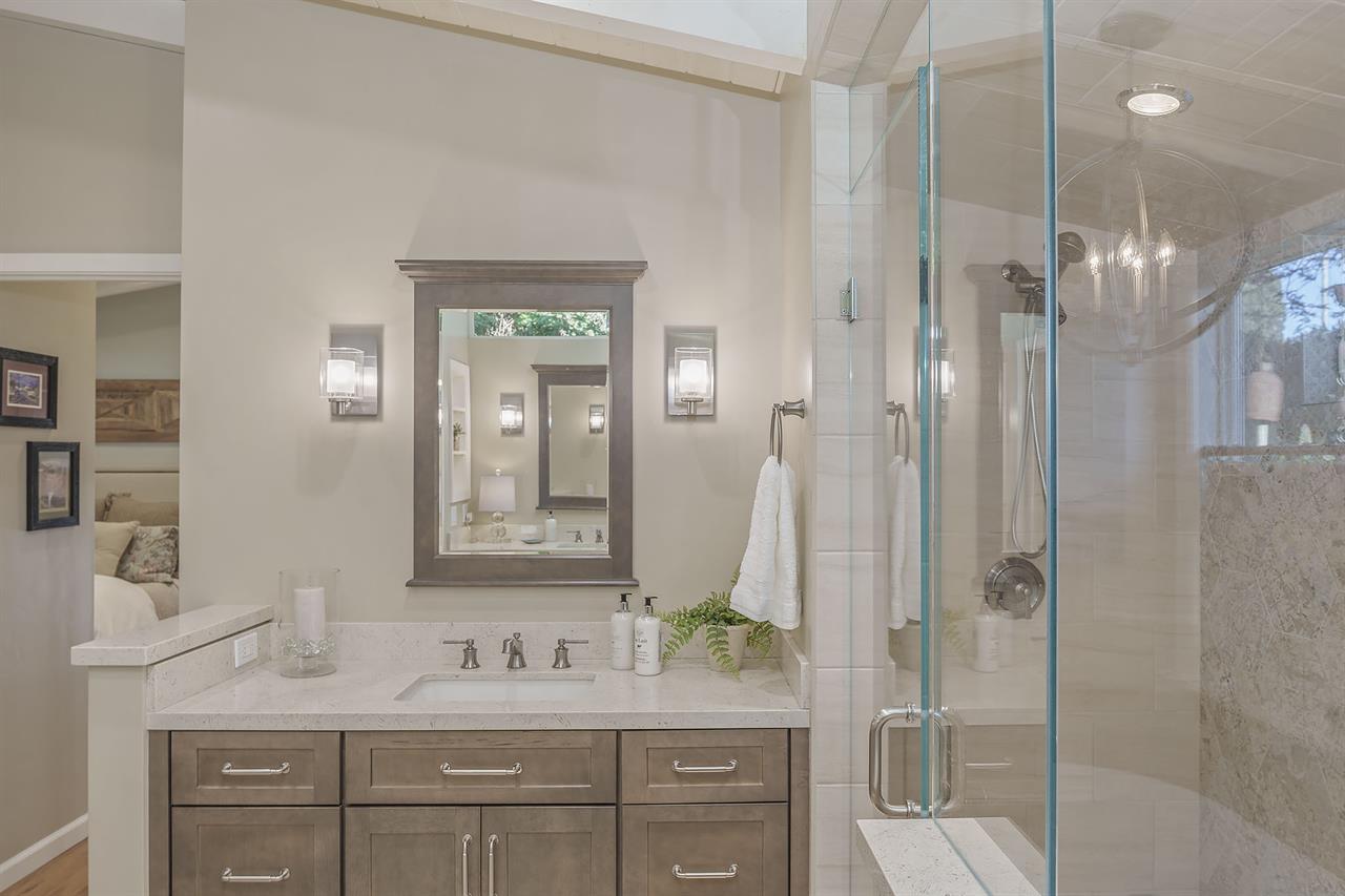 Bathroom 1  En Suite, Steam Shower, Deep Tub, Two Vanities