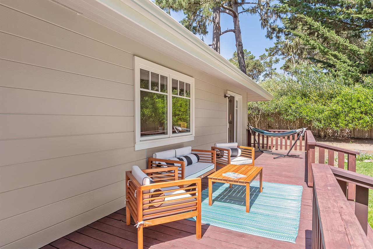Back Deck Outside Bedroom 1