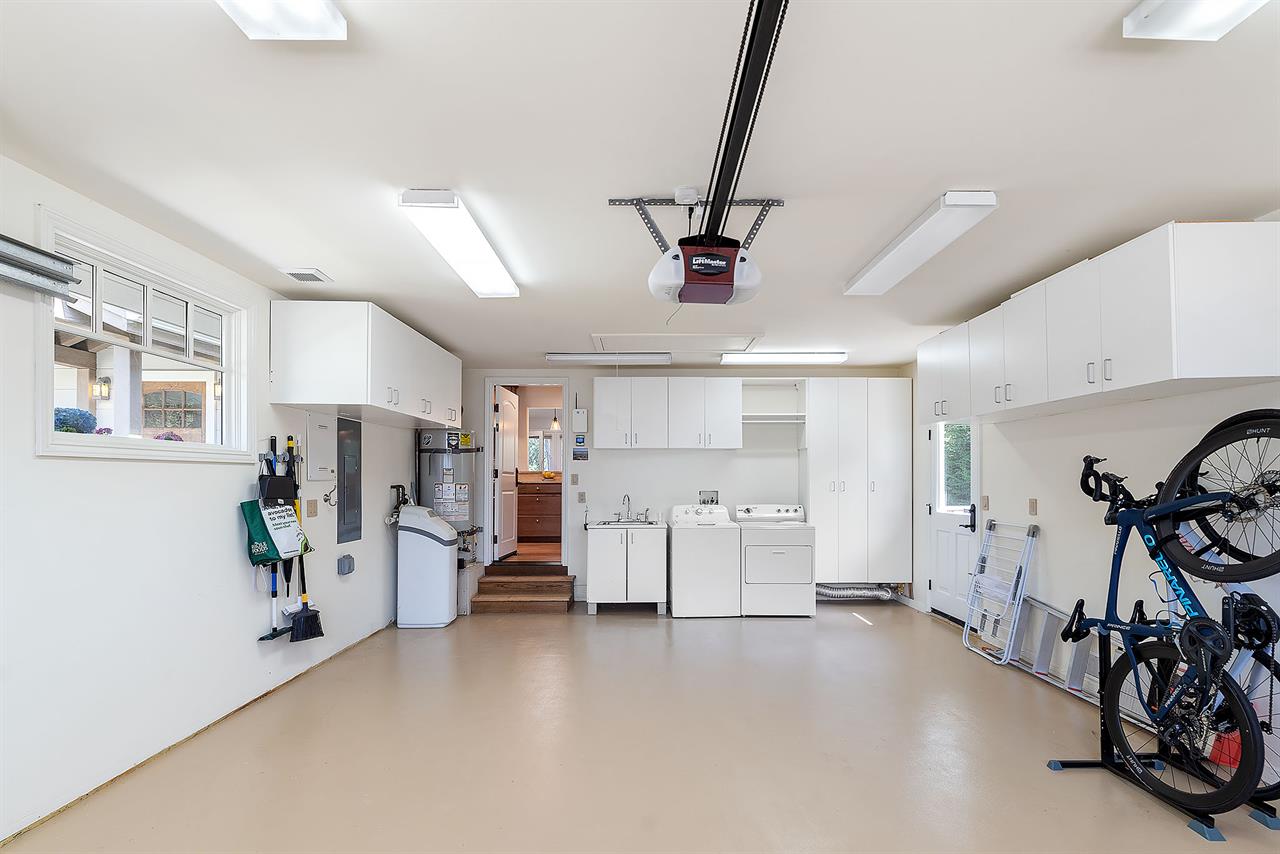 Single Car Garage with WasherDryer and EV Charger