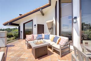 Upper Deck, Dining Area, Outdoor Sofa and Fire Pit, Ocean View
