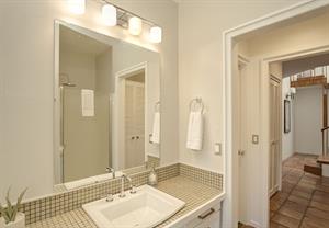 Downstairs Hall Bath with a Shower