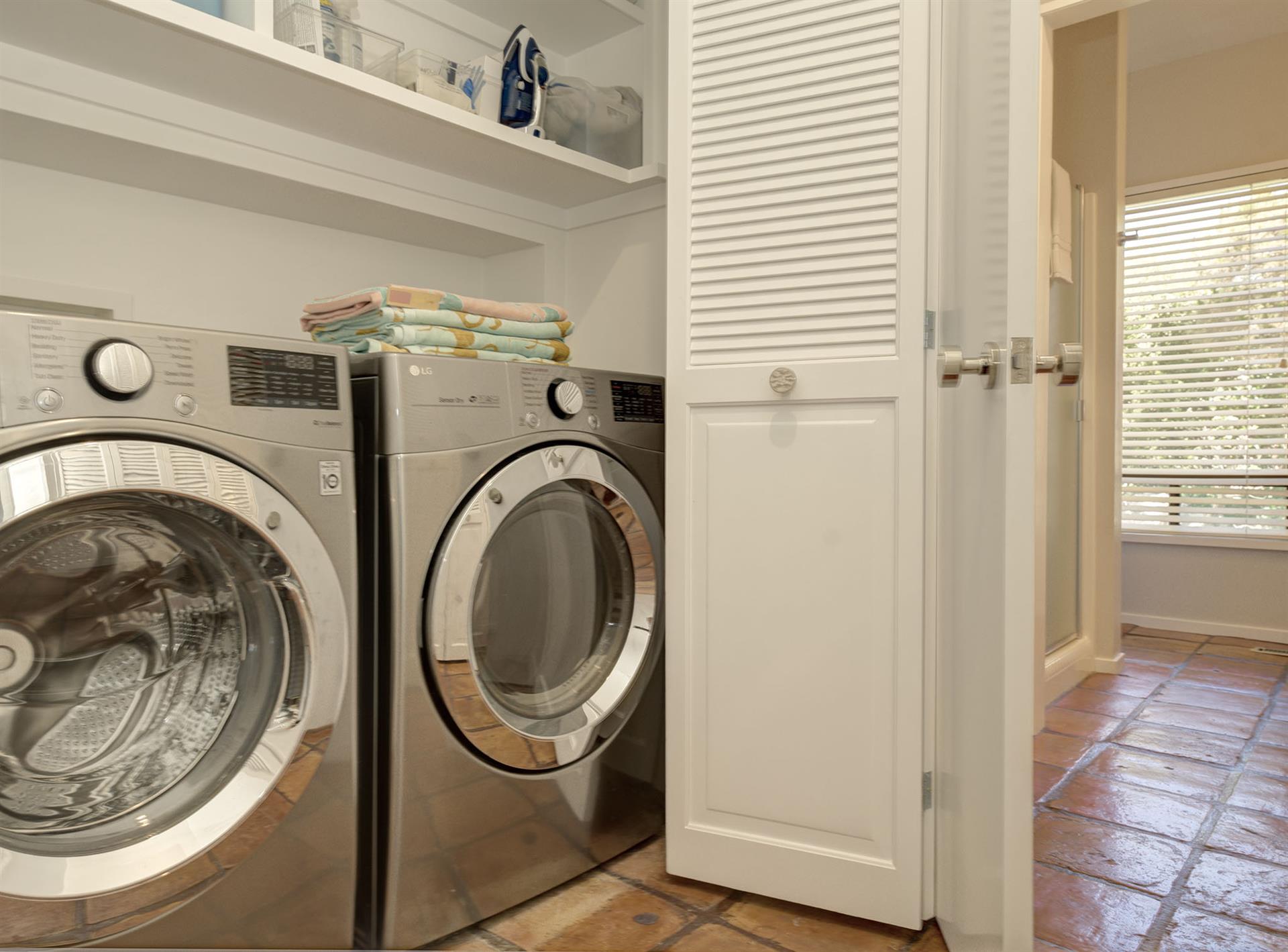 Laundry Center is Downstairs