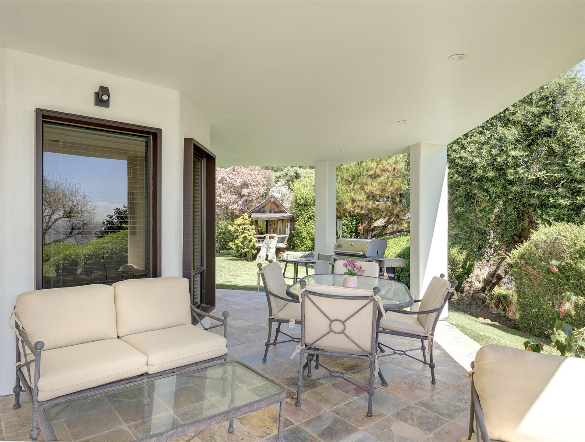 Lower Level Patio Near Hot Tub, BBQ Grill