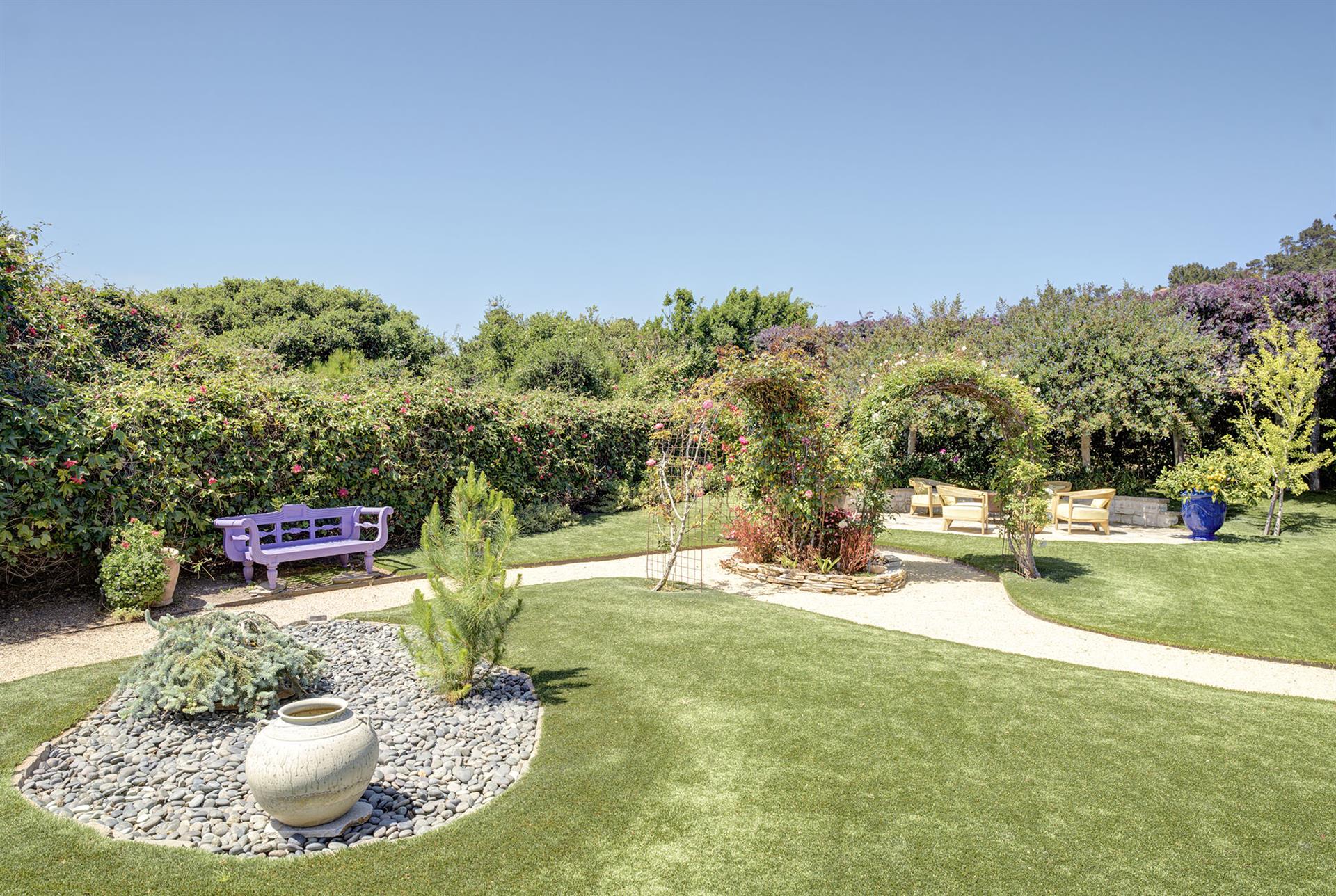 Wonderful Backyard with Beautiful, Mature Landscaping