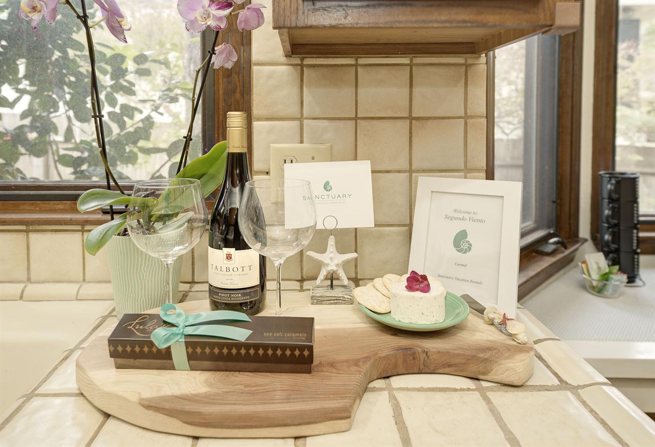 Wine and Cheese and Chocolates to Welcome You