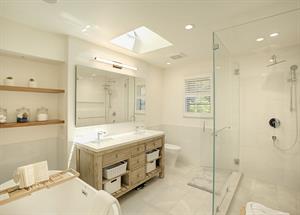 En Suite Bathroom with Tub and Separate Shower for Bedroom 1