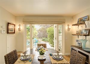 Dining Area Opens to the Back Patio