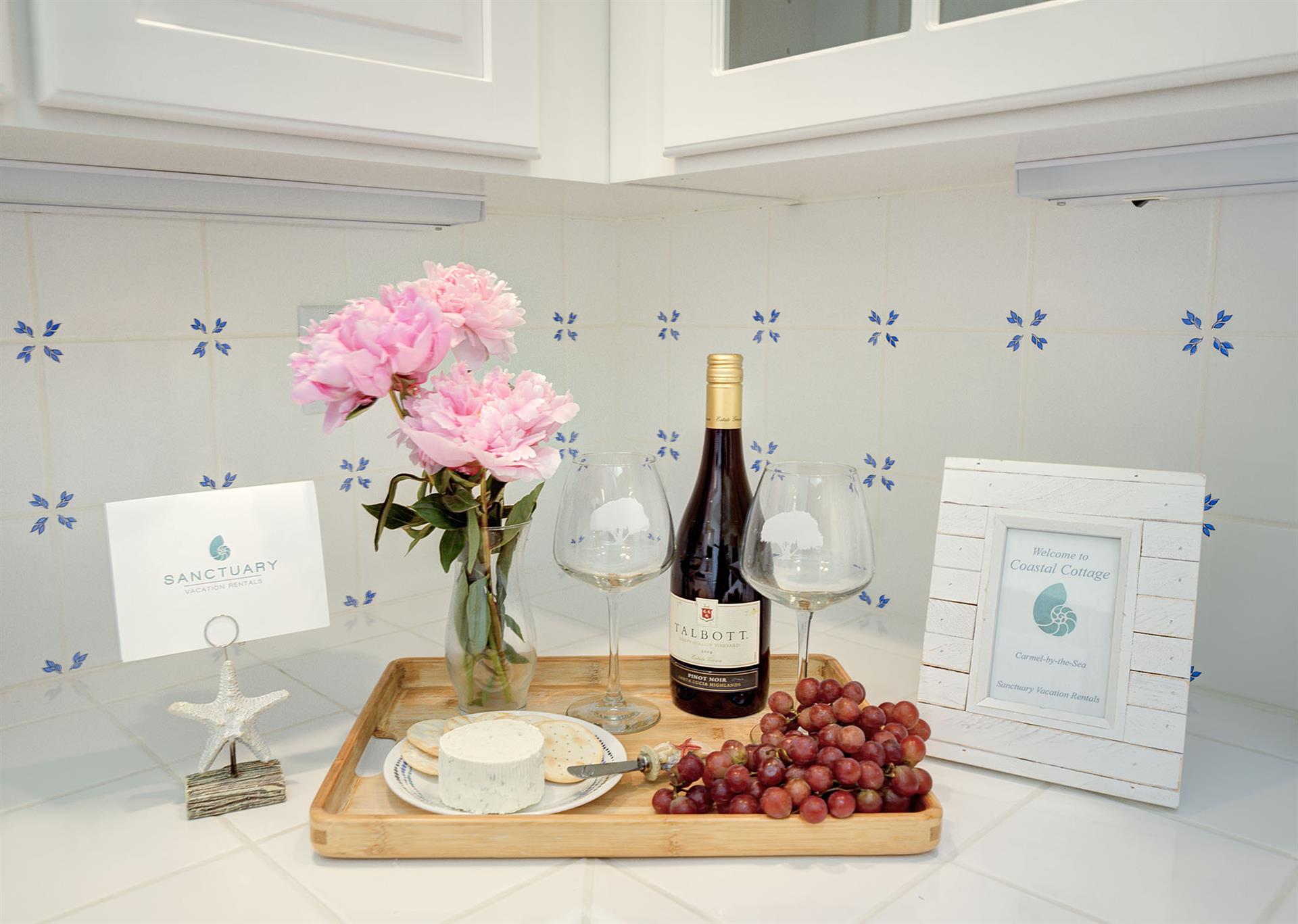 Wine and Cheese to Welcome You