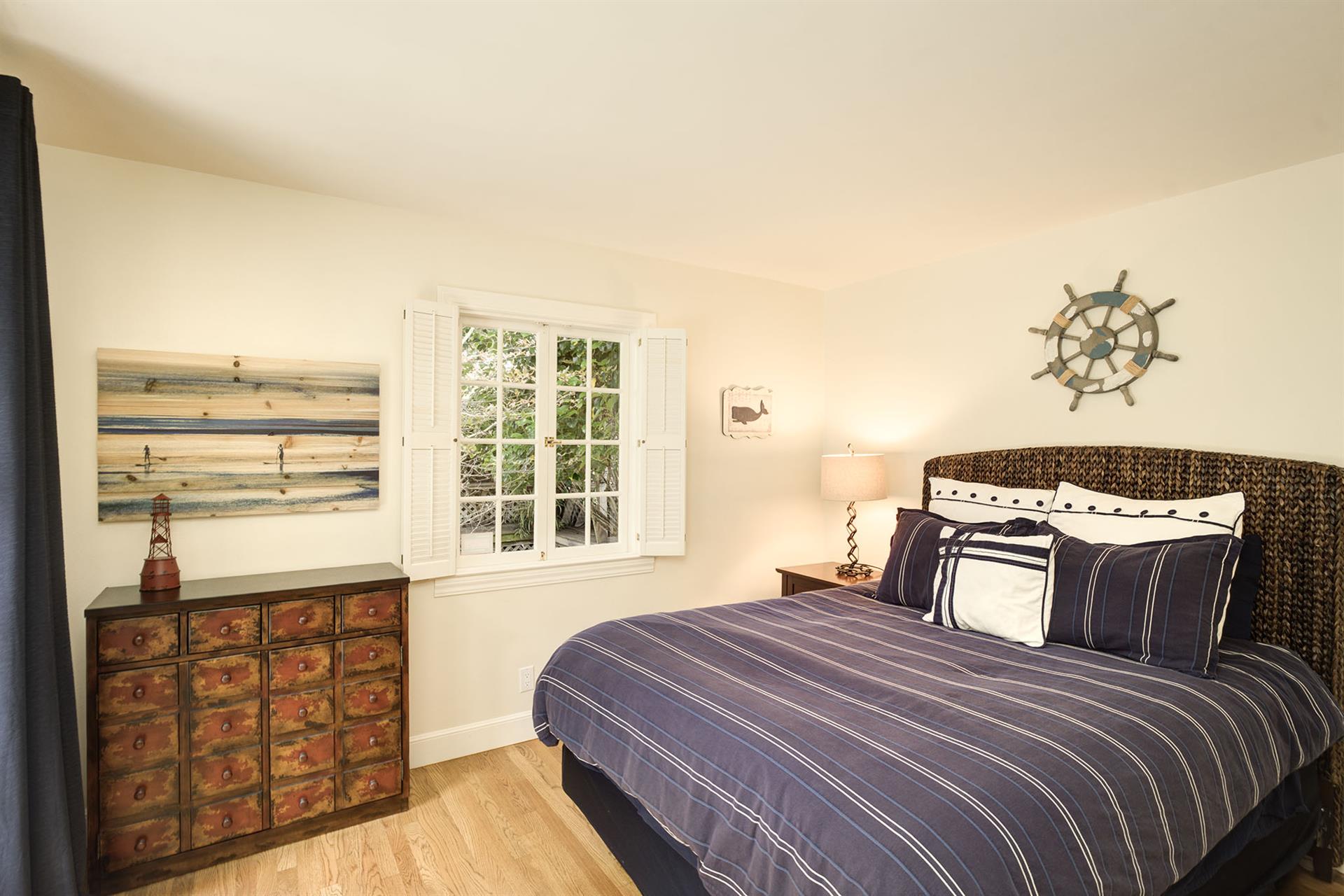 Bedroom 2  Downstairs, Queen Bed, Patio Access