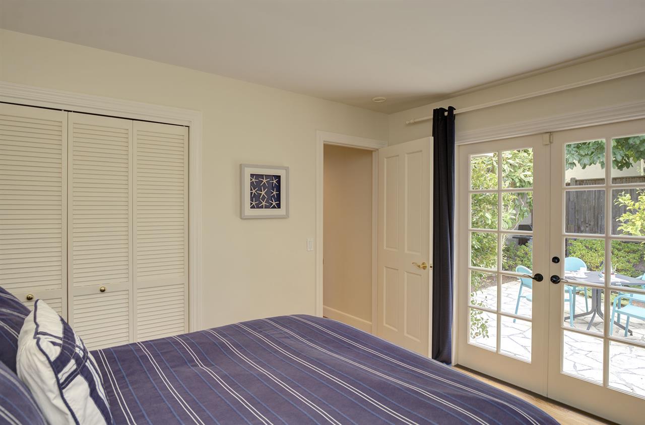 Bedroom 2  Downstairs, Queen Bed, Patio Access