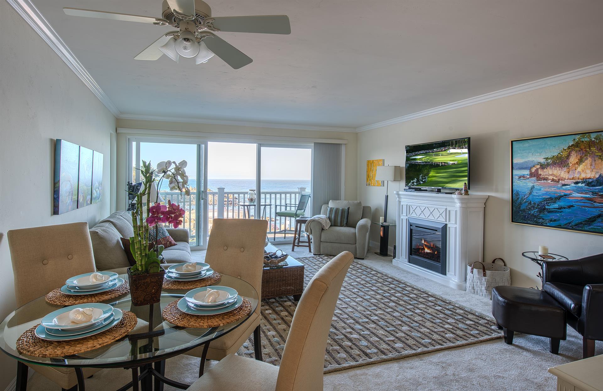 Dining for Four with a View of Monterey Bay