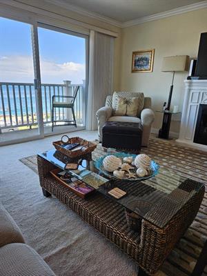 Panoramic Ocean View from the Living Room