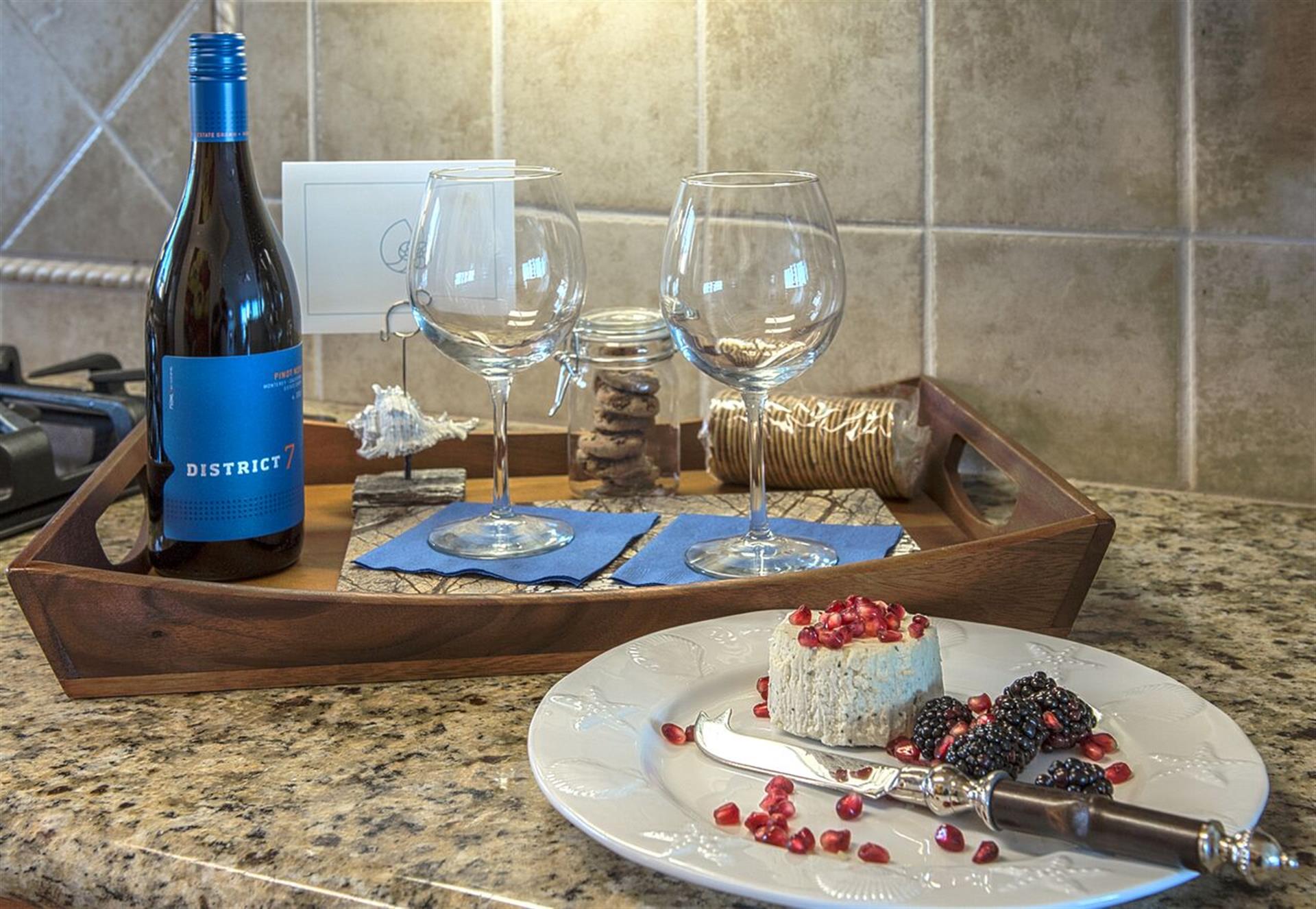 Wine and Cheese to Welcome You