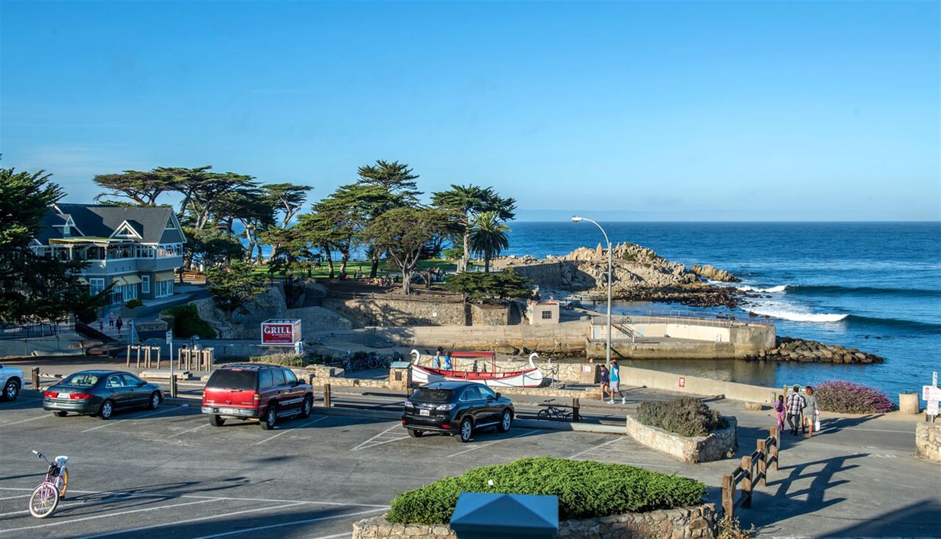 This is Part of the View  Lovers Point Park and Beach