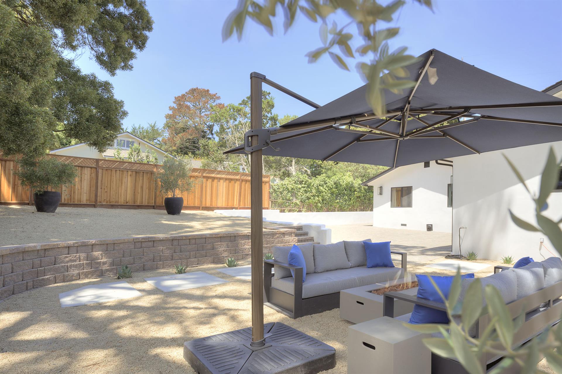 Lounging Area with a Fire Pit