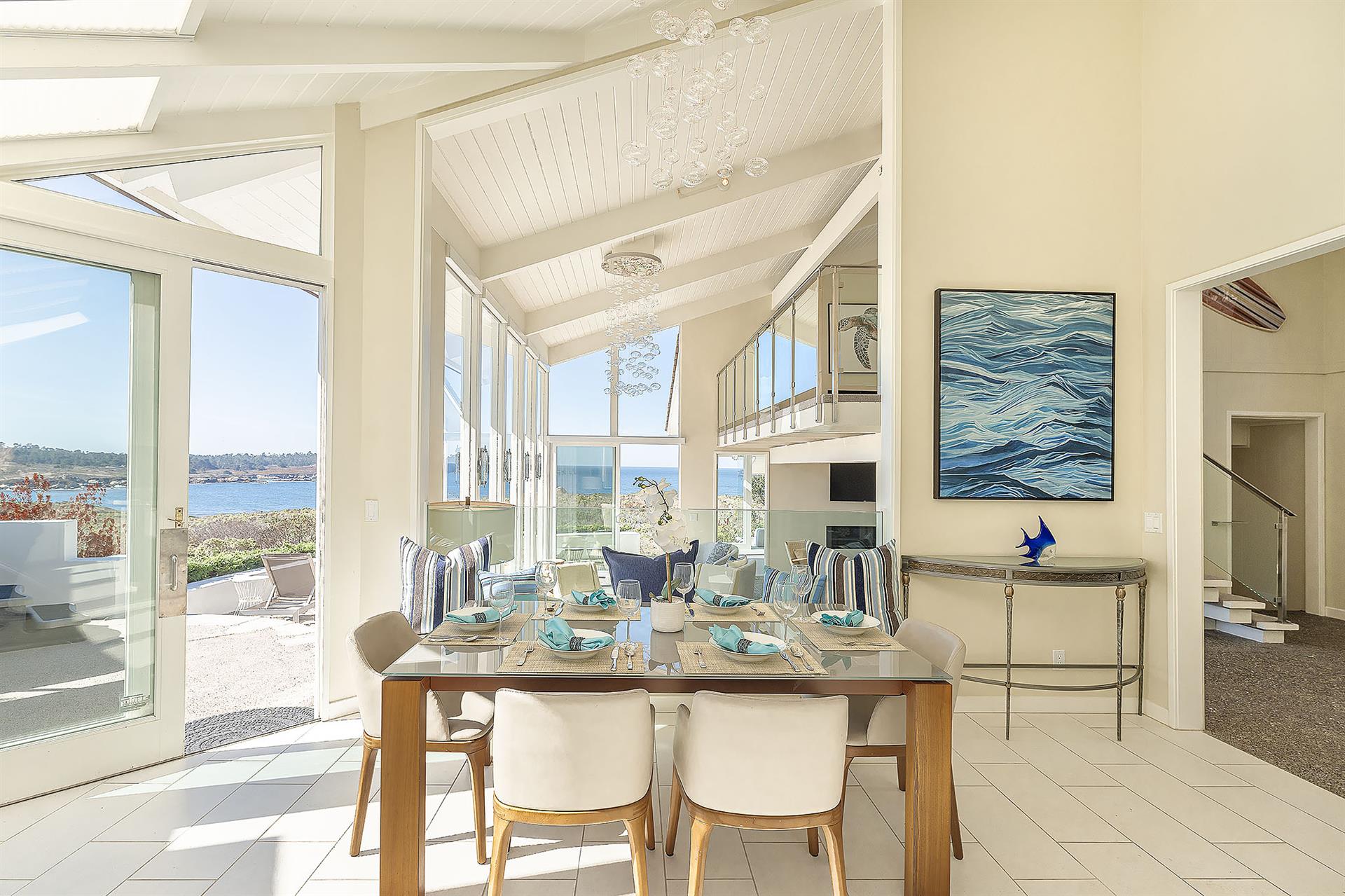 Primary Dining for Six is Next to the Kitchen
