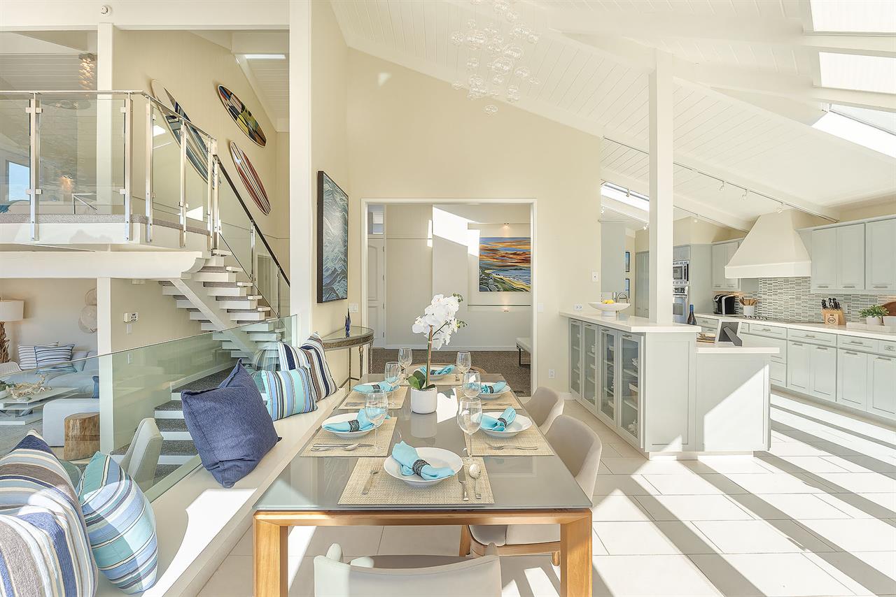 Primary Dining for Six is Next to the Kitchen