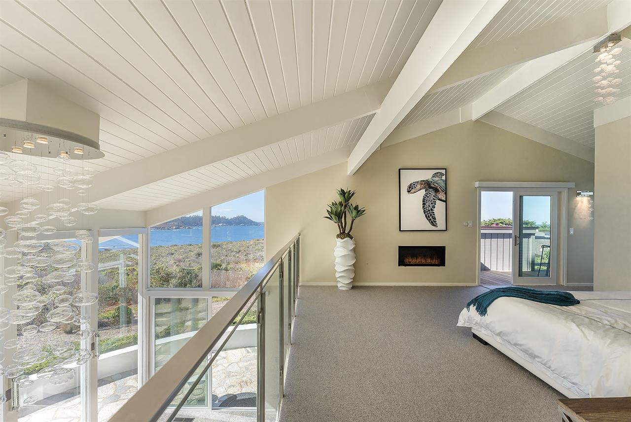 Bedroom 1  King, Gas Fireplace, En Suite with Shower