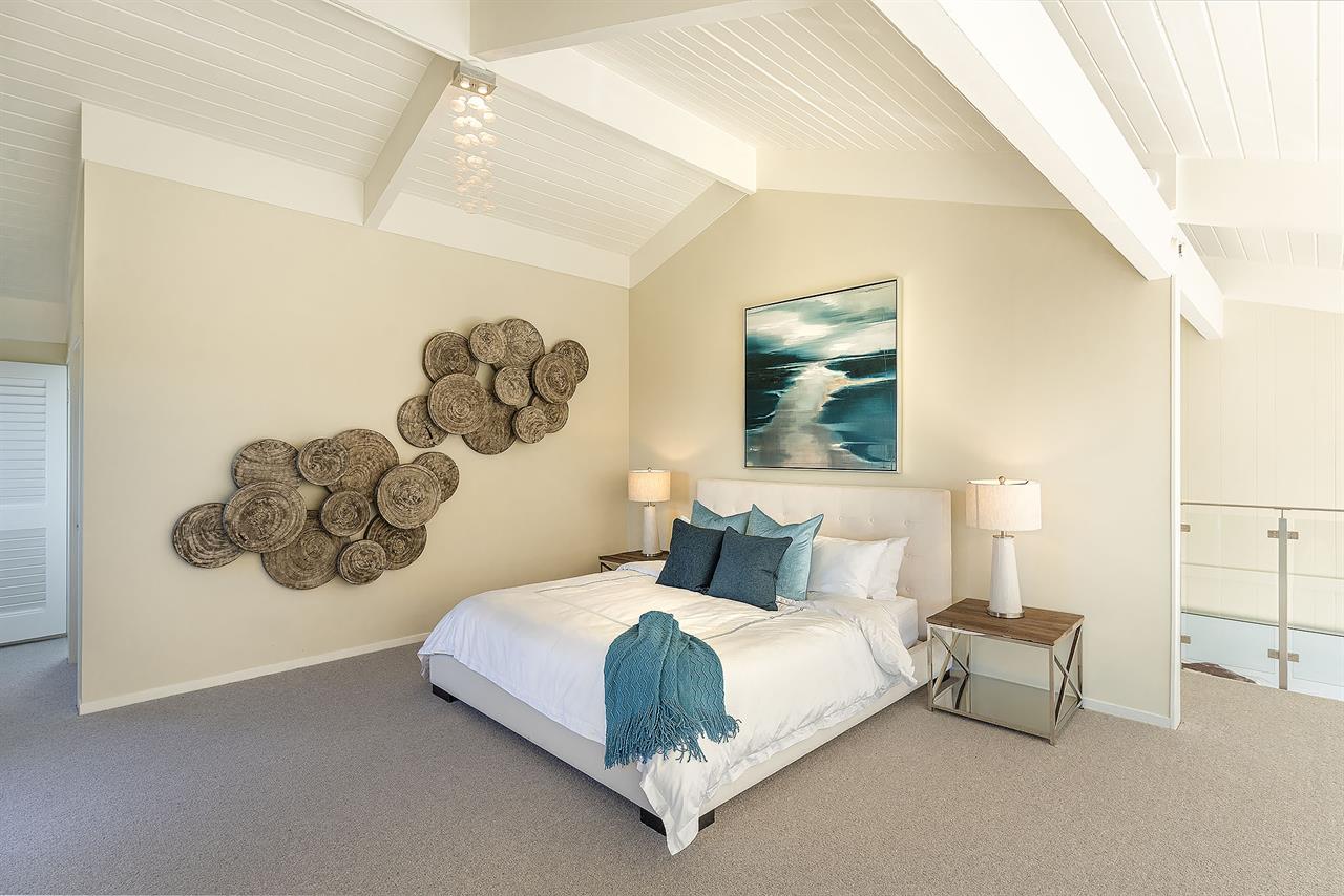 Bedroom 1  King, Gas Fireplace, En Suite with Shower