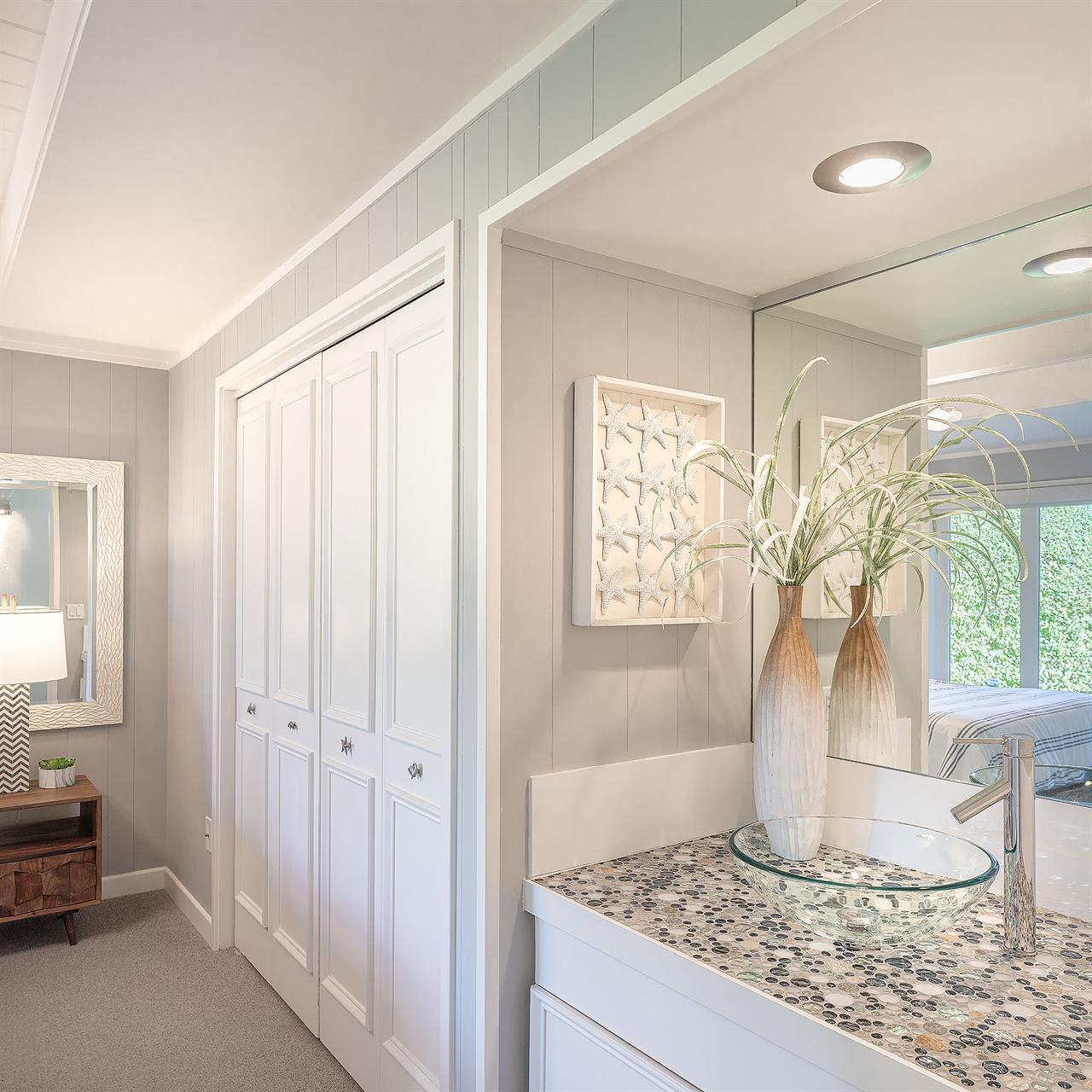 Bedroom 3, Queen Bed and Its Own SinkVanity Area