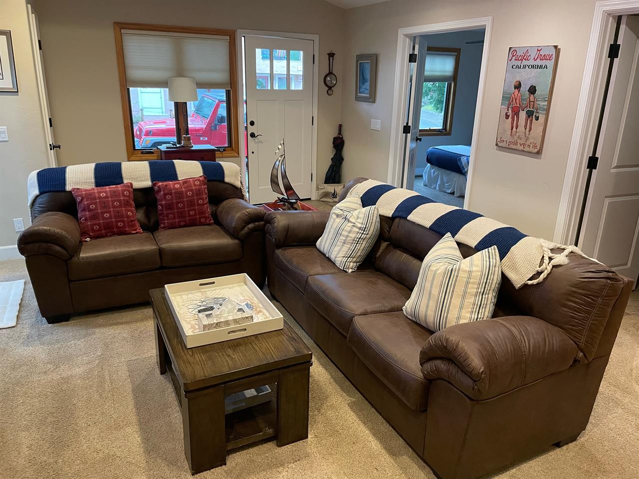 Living Room with Comfortable Seating, TV, Gas Fireplace