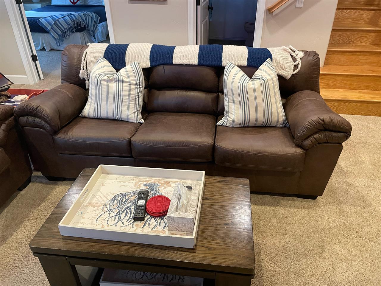 Living Room with Comfortable Seating, TV, Gas Fireplace