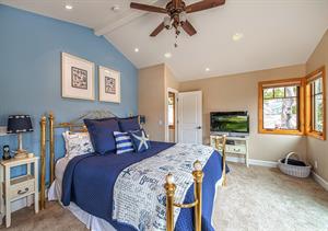 Bedroom 1, Upstairs, King Bed, TV, WalkIn Closet, En Suite