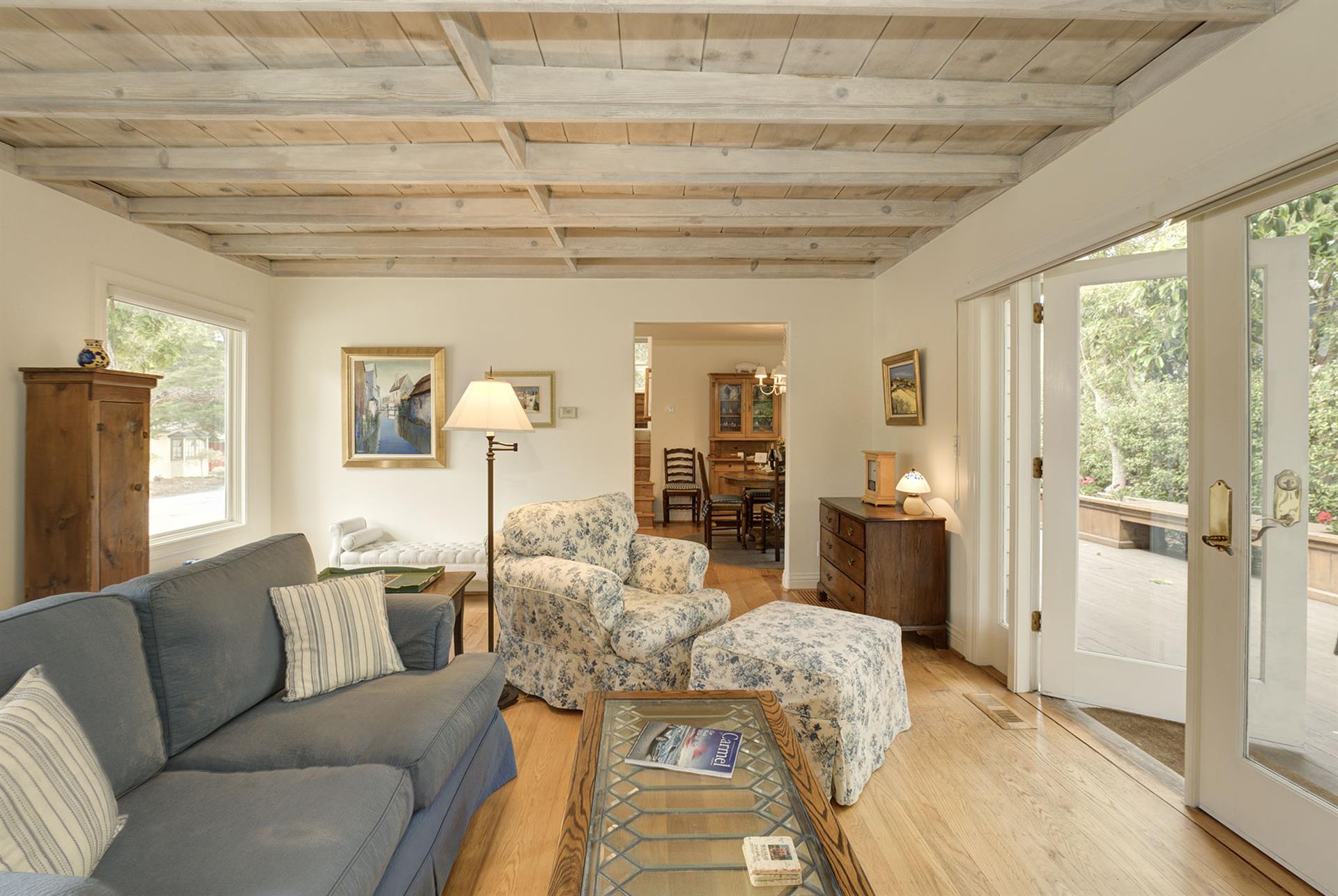 Living Room with Cable TV, Patio Access