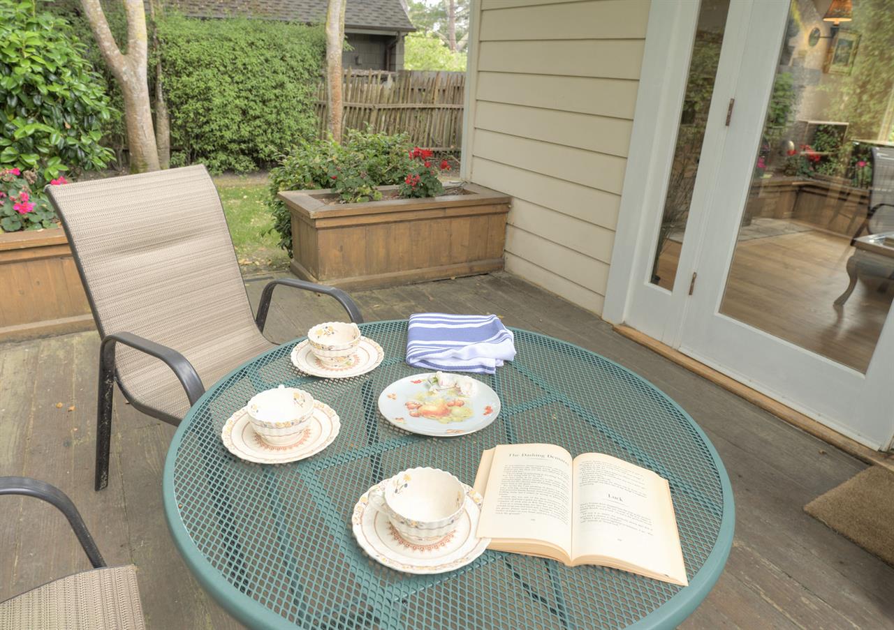 Backyard Deck with a Gas Grill