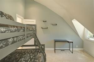 Downstairs Bedroom 4  has Bunk Beds  Twin Upper, Full Lower