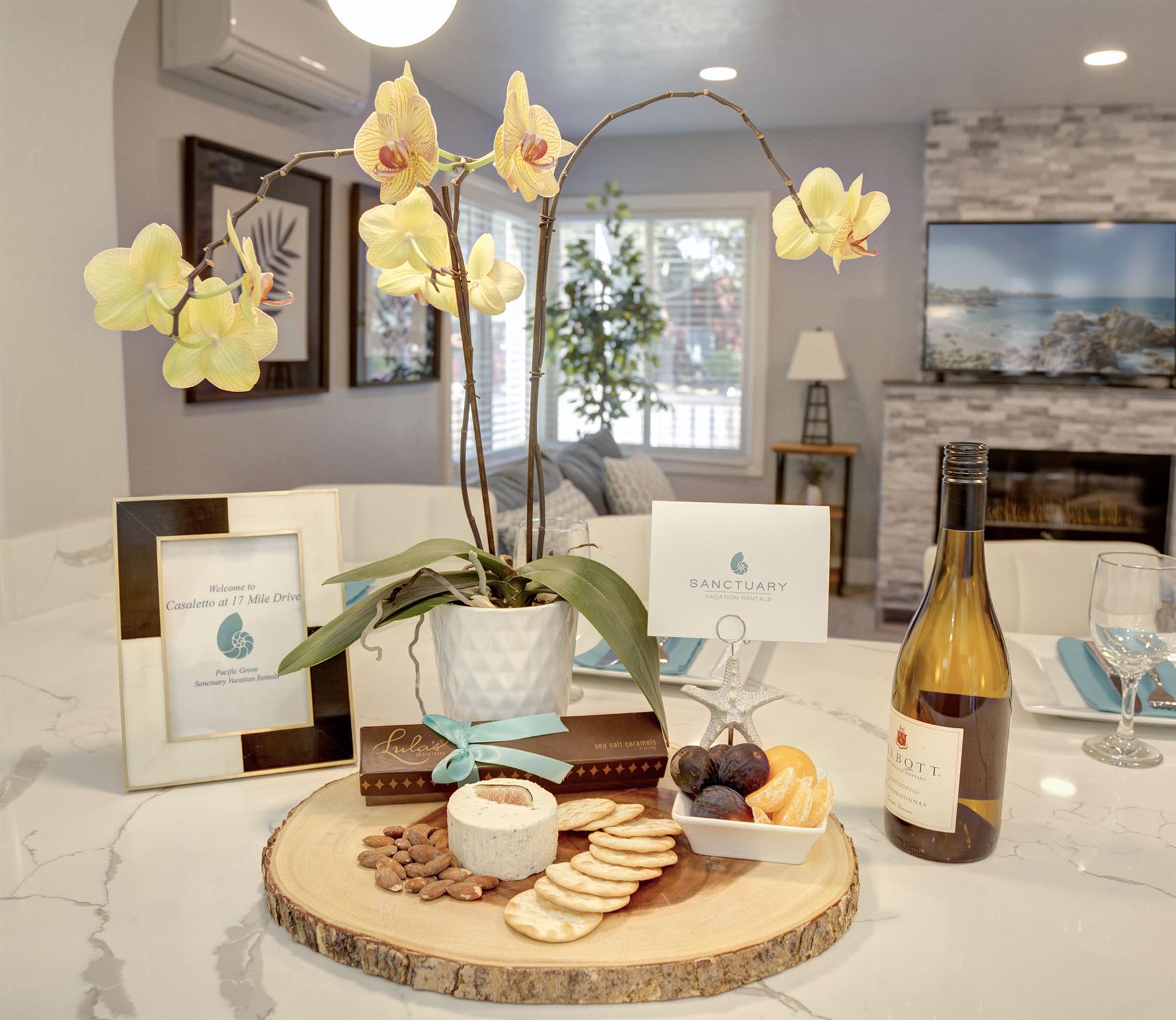 Wine and Cheese to Welcome You