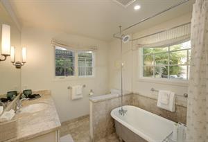 Bathroom 2  has a Shower Over Tub