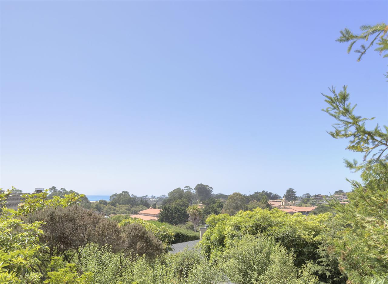 Distant Ocean View from the Deck