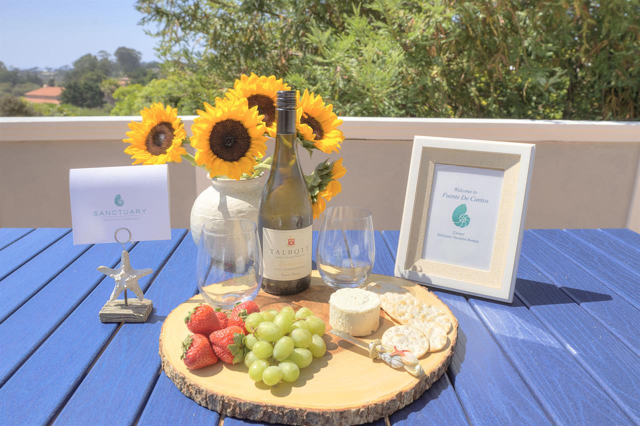 Wine and Cheese to Welcome You Just Add Fruit