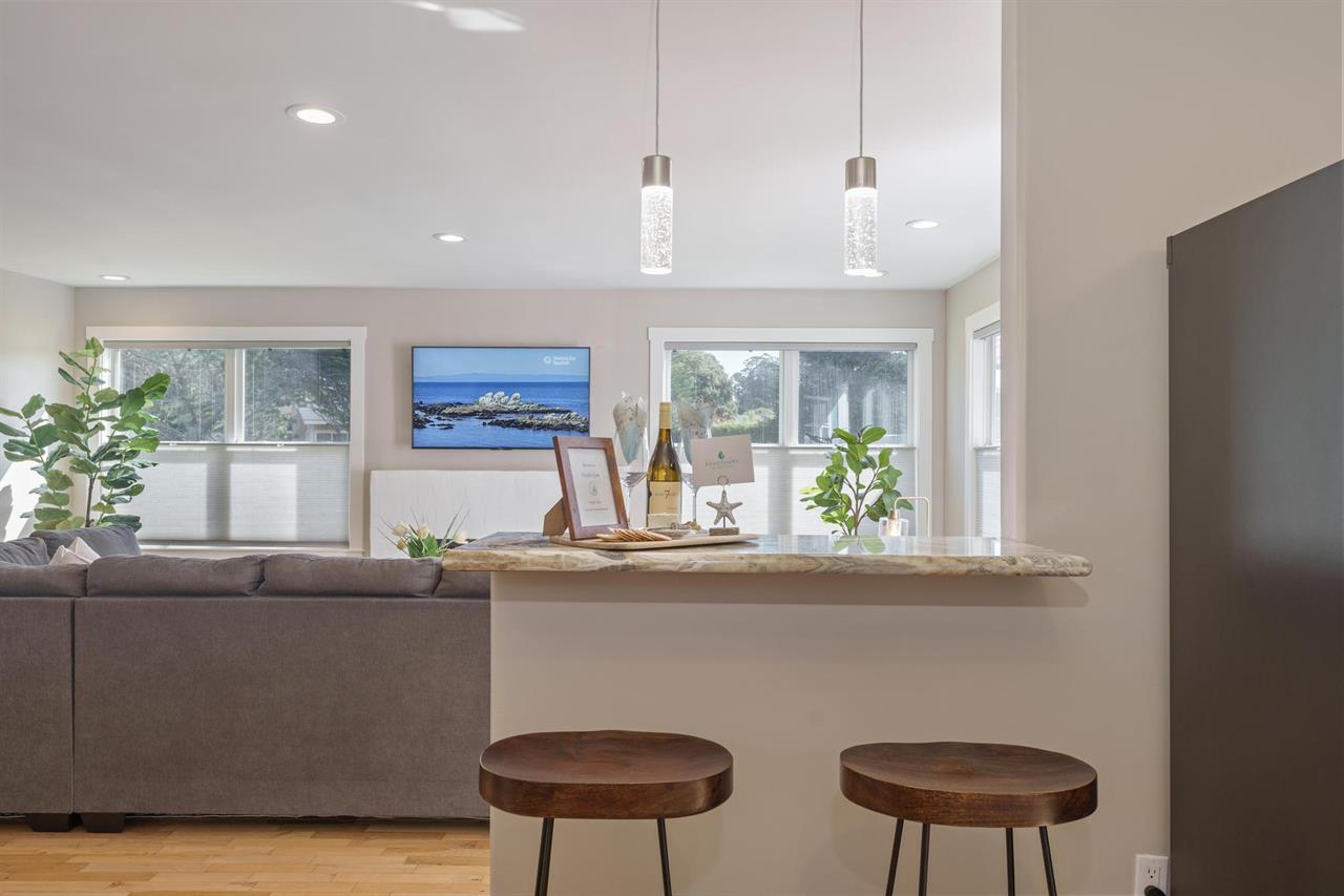 View from the Kitchen into the Living Room