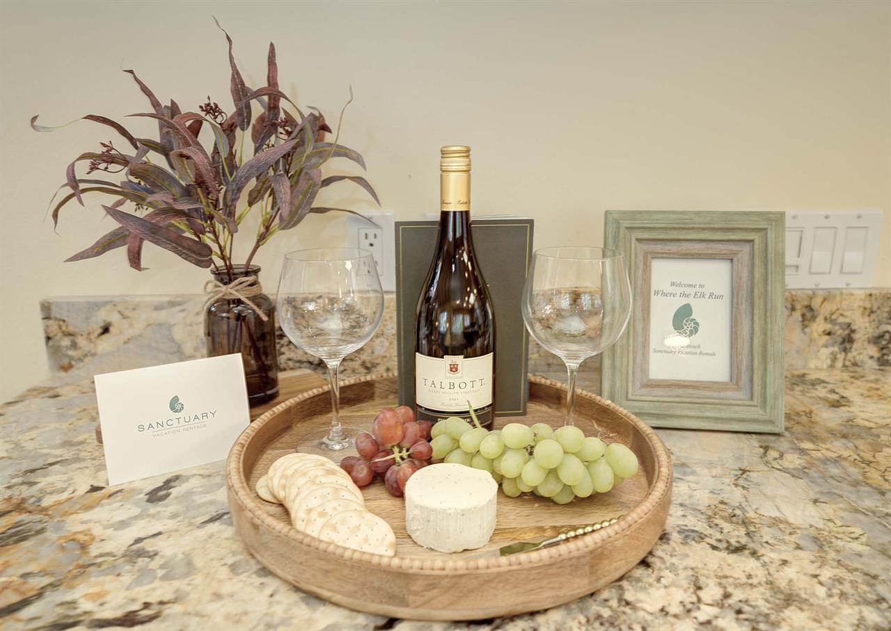 Wine and Cheese to Welcome You