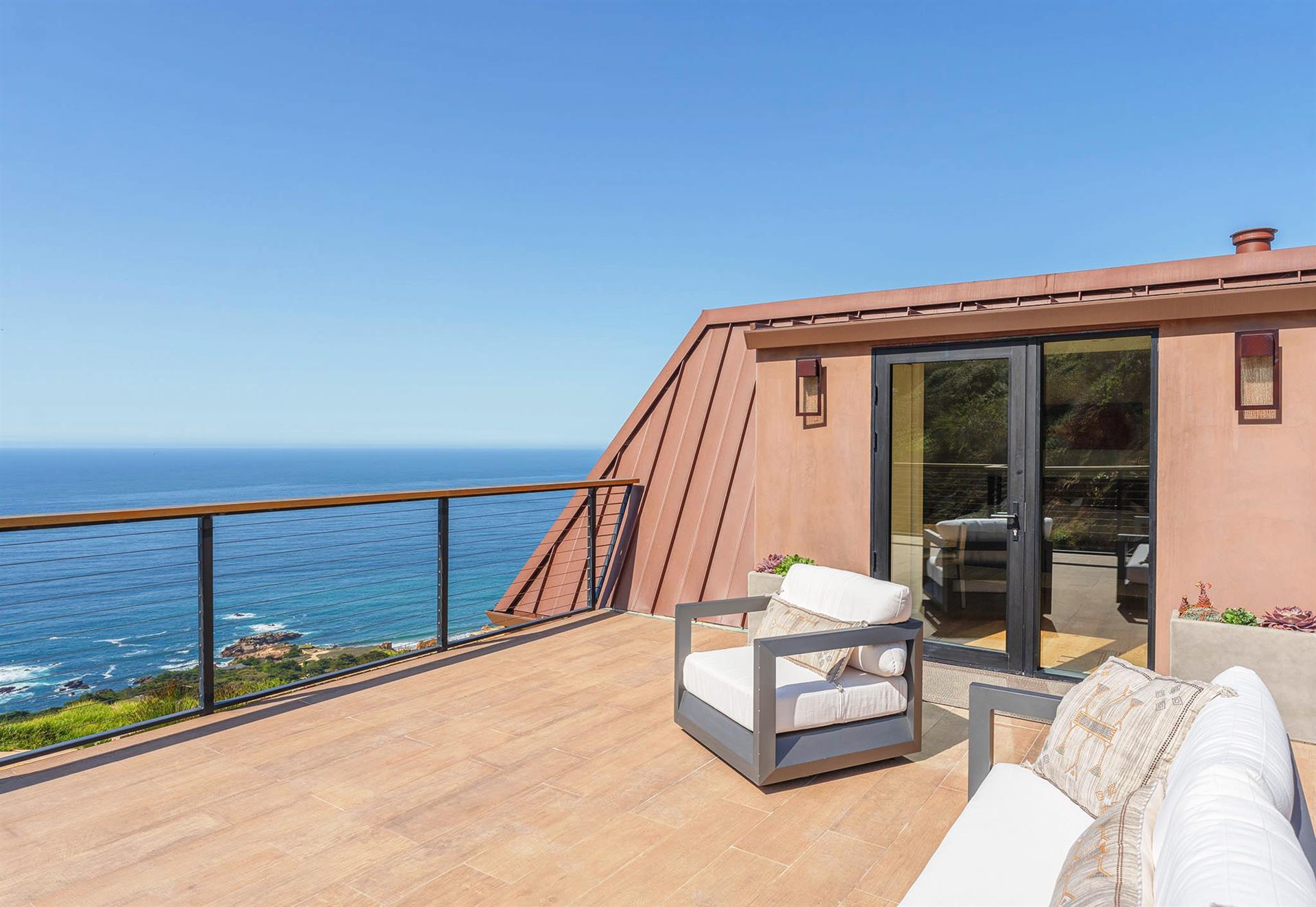 Spacious Deck with Panoramic Ocean and Coastal Views