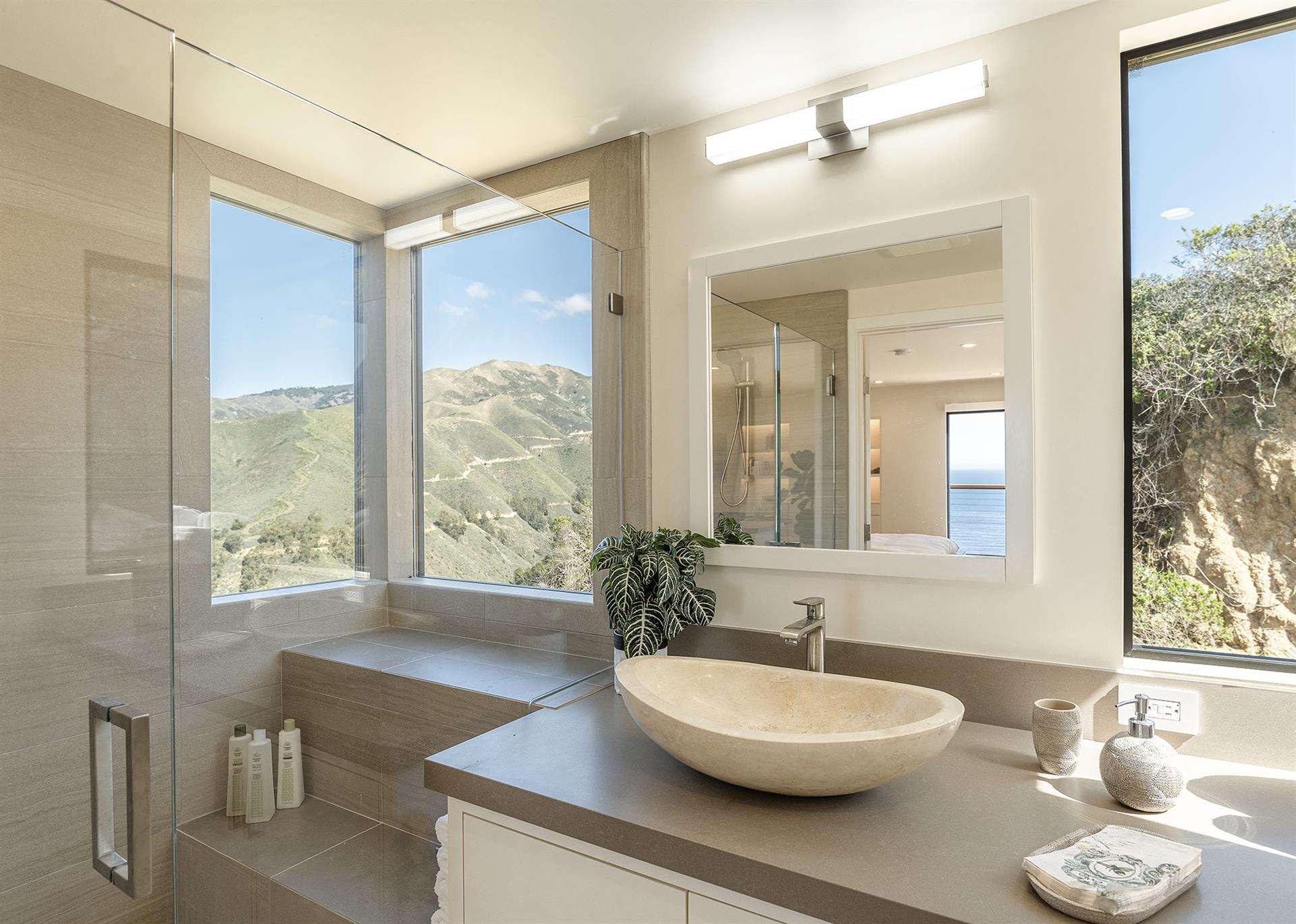 Full Bath with GlassEnclosed Shower