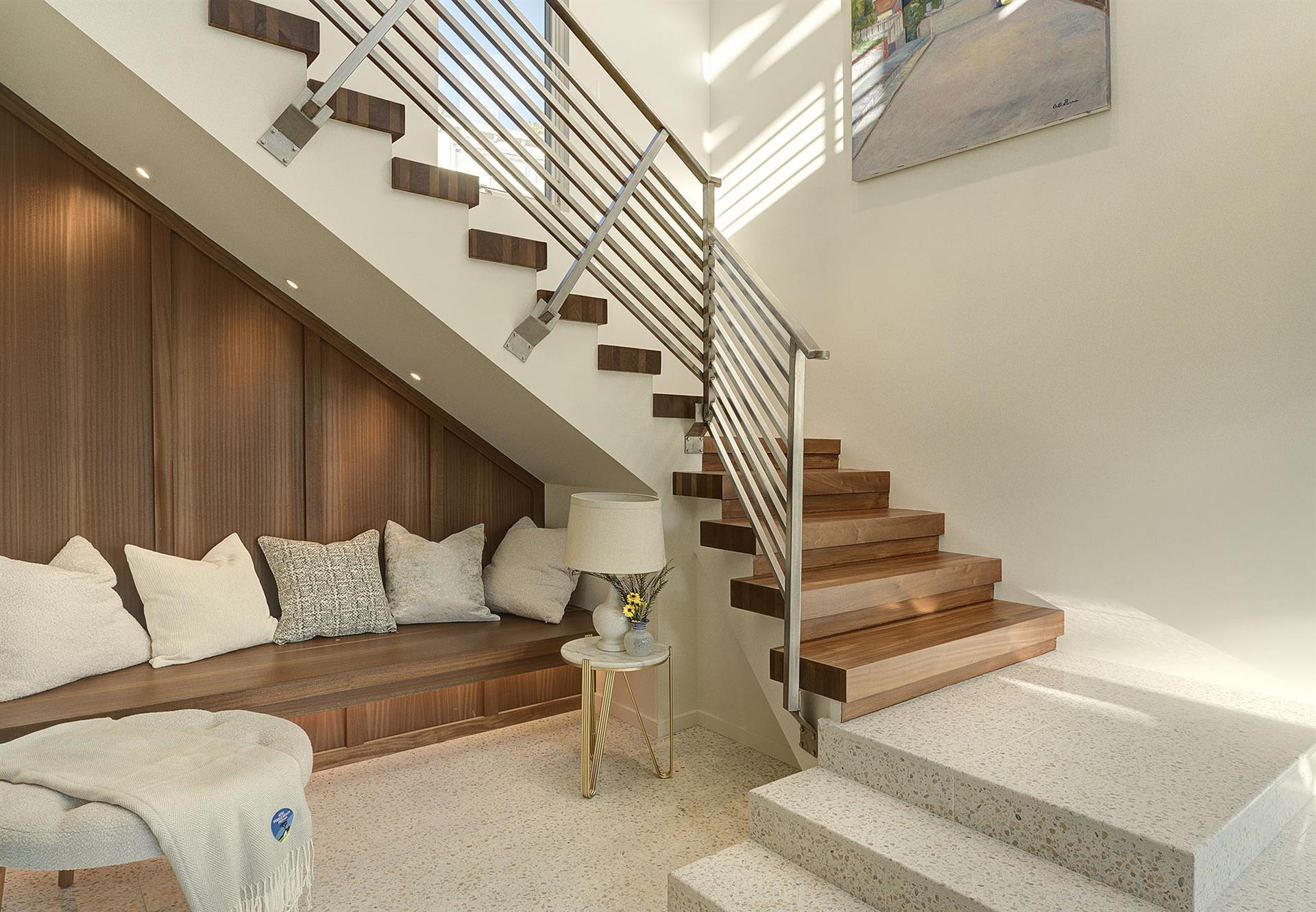 Stairway to the Second Floor Master Suite