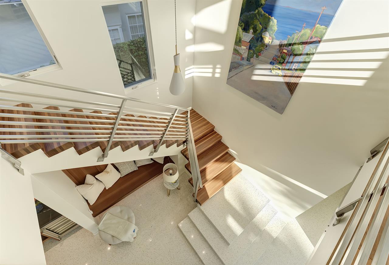 Stairway to the Second Floor Master Suite