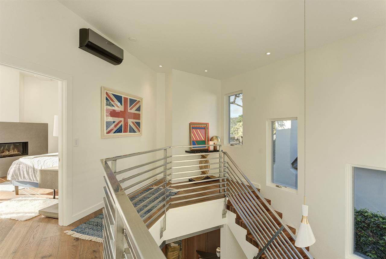 Stairway to the Second Floor Master Suite