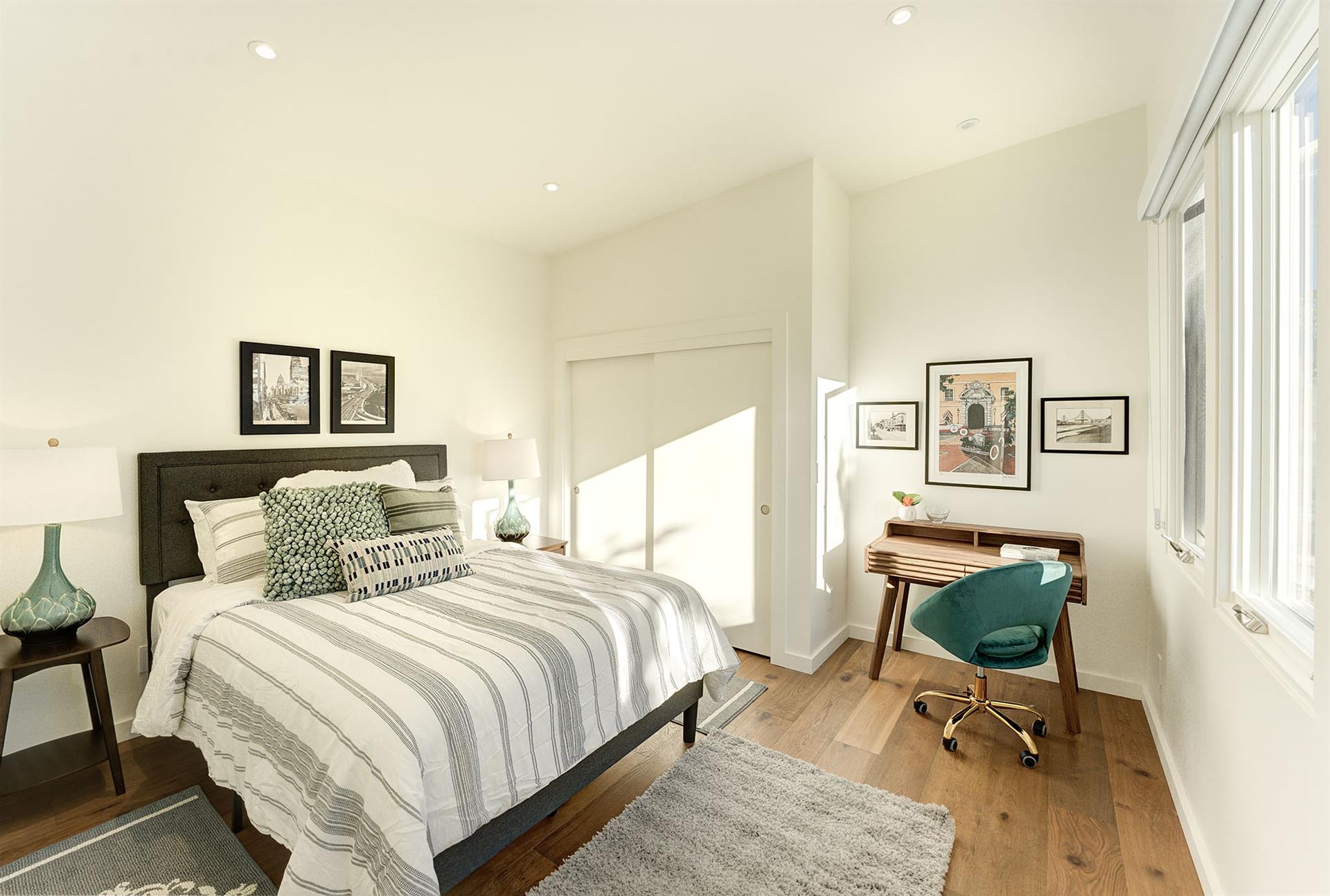 Second Floor Bedroom 2 has a Queen Bed