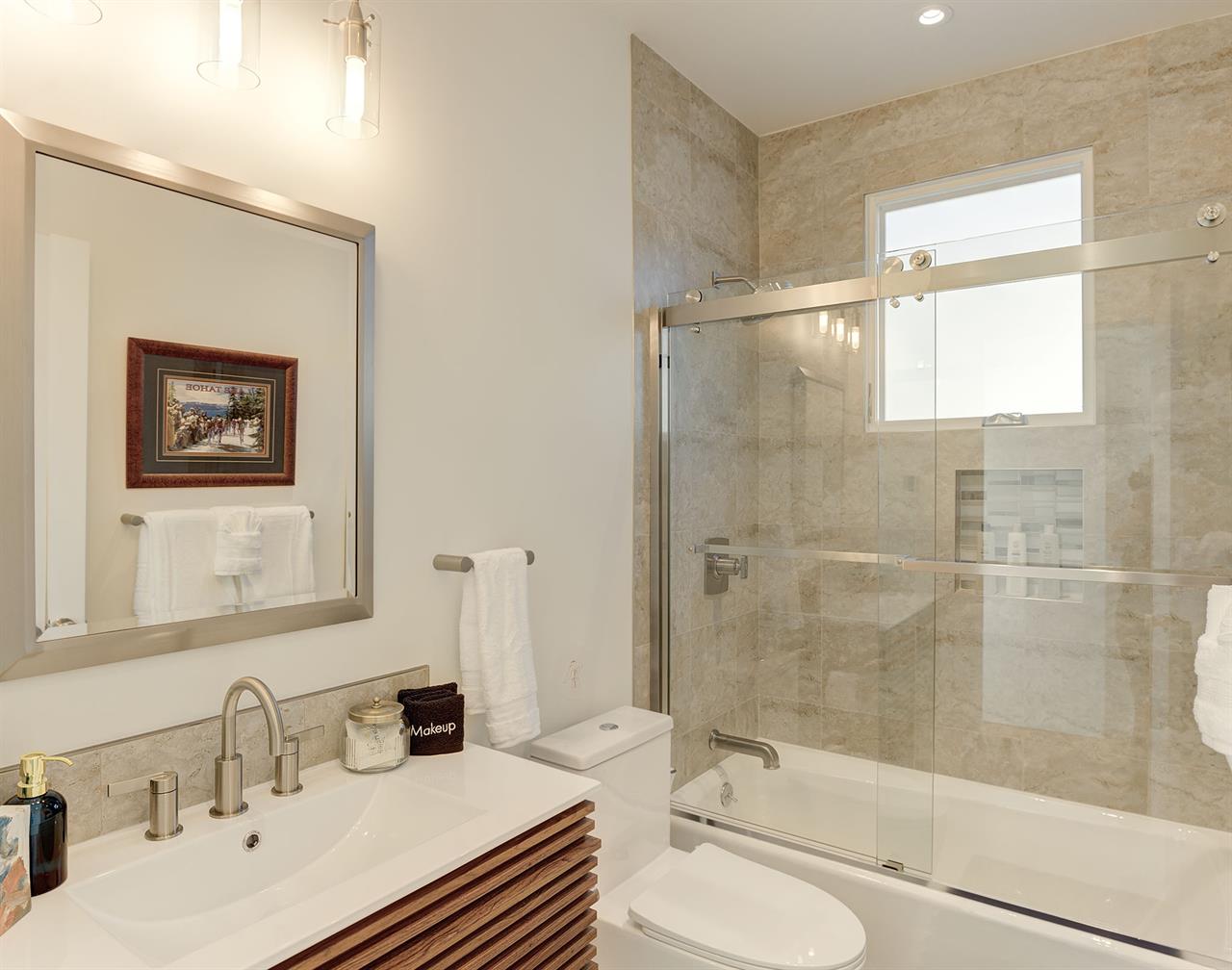 Second Floor Bathroom 2  has a Shower Over Tub