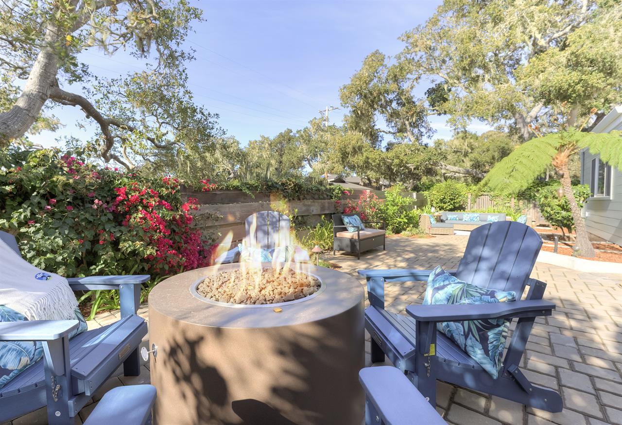 Outdoor Lounging Area with a FirePit